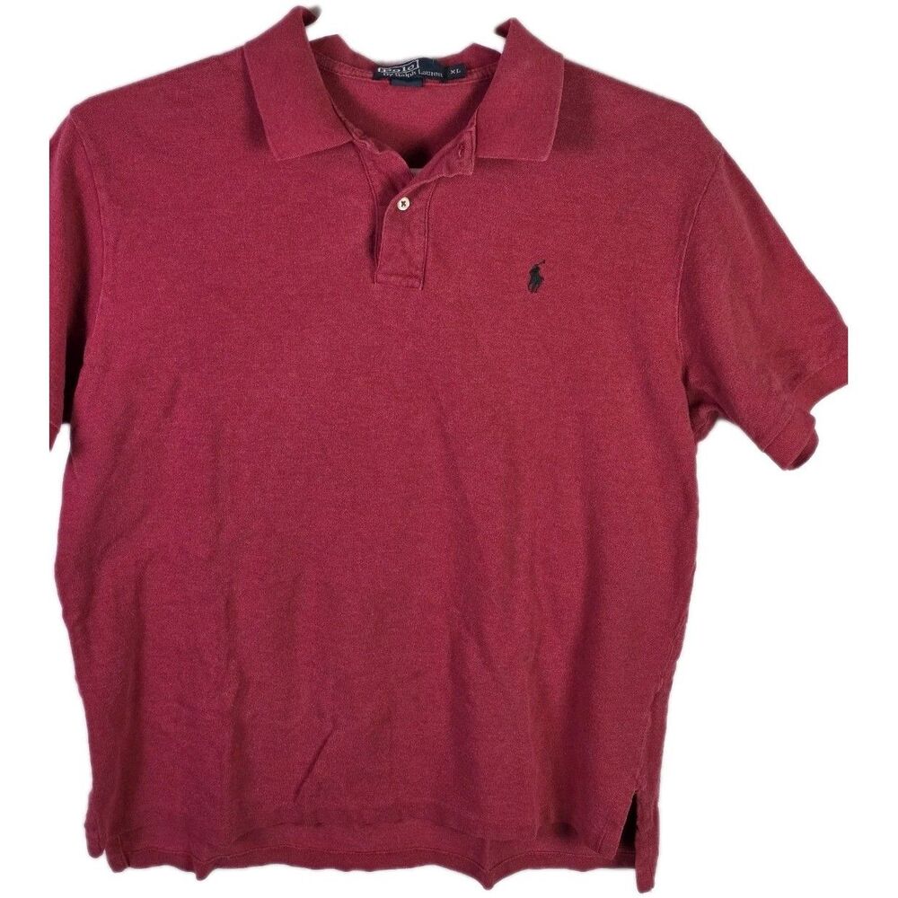 Polo Ralph Lauren‎ Men's XL Red Short Sleeve Shirt